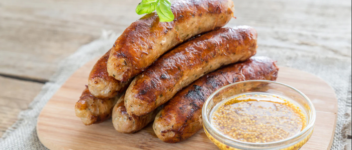 Single Jumbo Sausages (2) 
