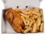 Half Chicken In Batter Supper 