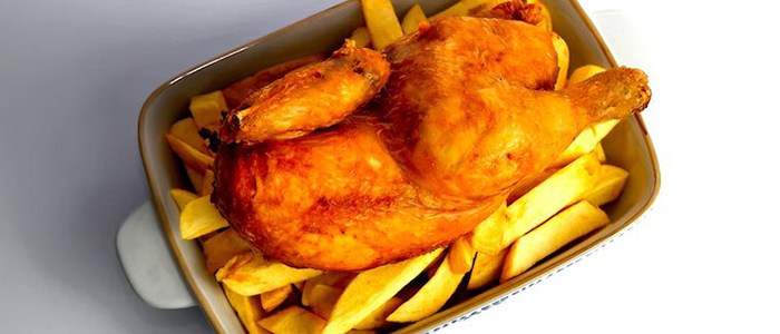 Half Chicken In Batter Supper 
